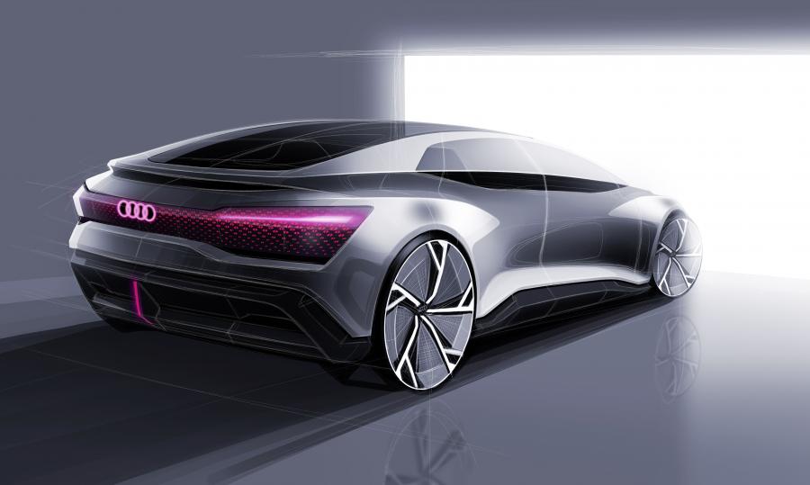 Эскиз Audi Aicon Concept 2017 года  (фото 34 из 48)